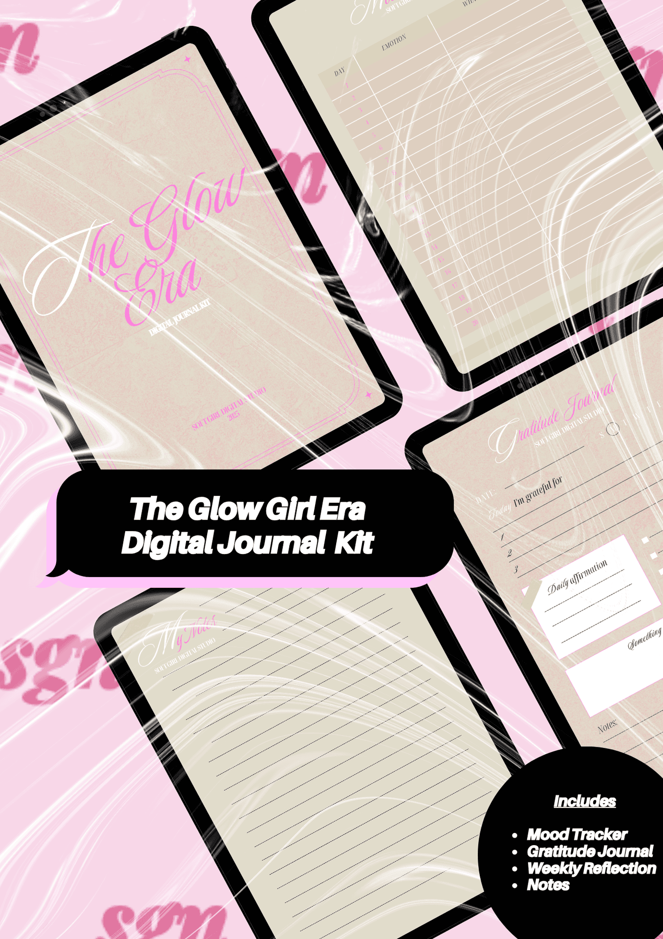 The Glow Girl Era Digital Journal Kit 