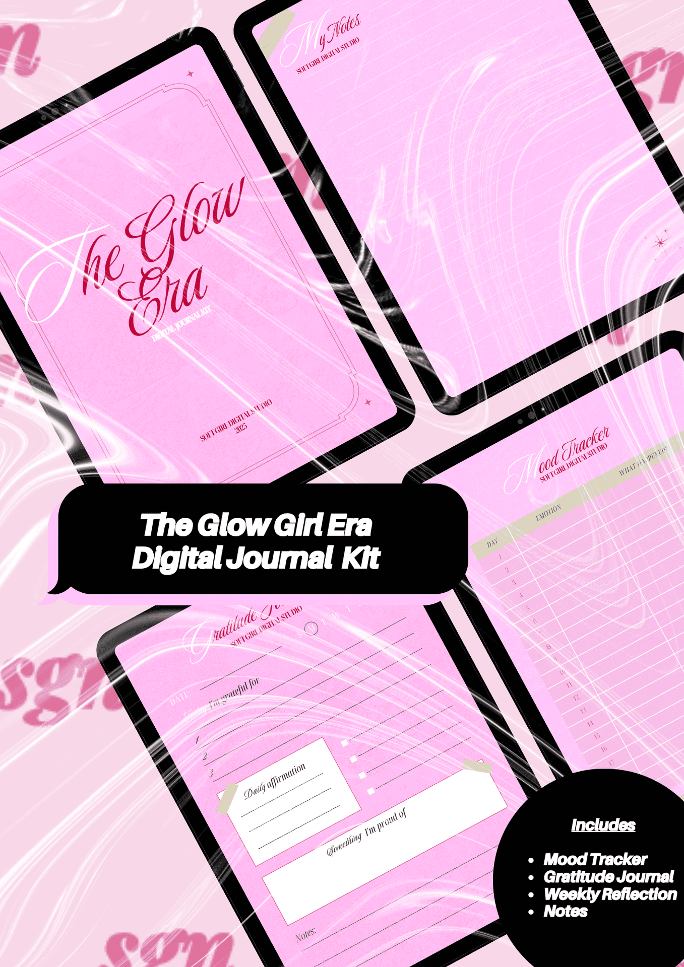The Glow Girl Era Digital Journal Kit 